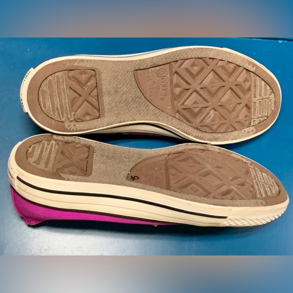 Women’s 7 EU 37.5 Converse All Star Chuck Taylor Double Tongue Patterned Shoes - Picture 10 of 16